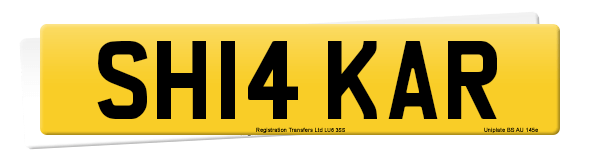 Registration number SH14 KAR